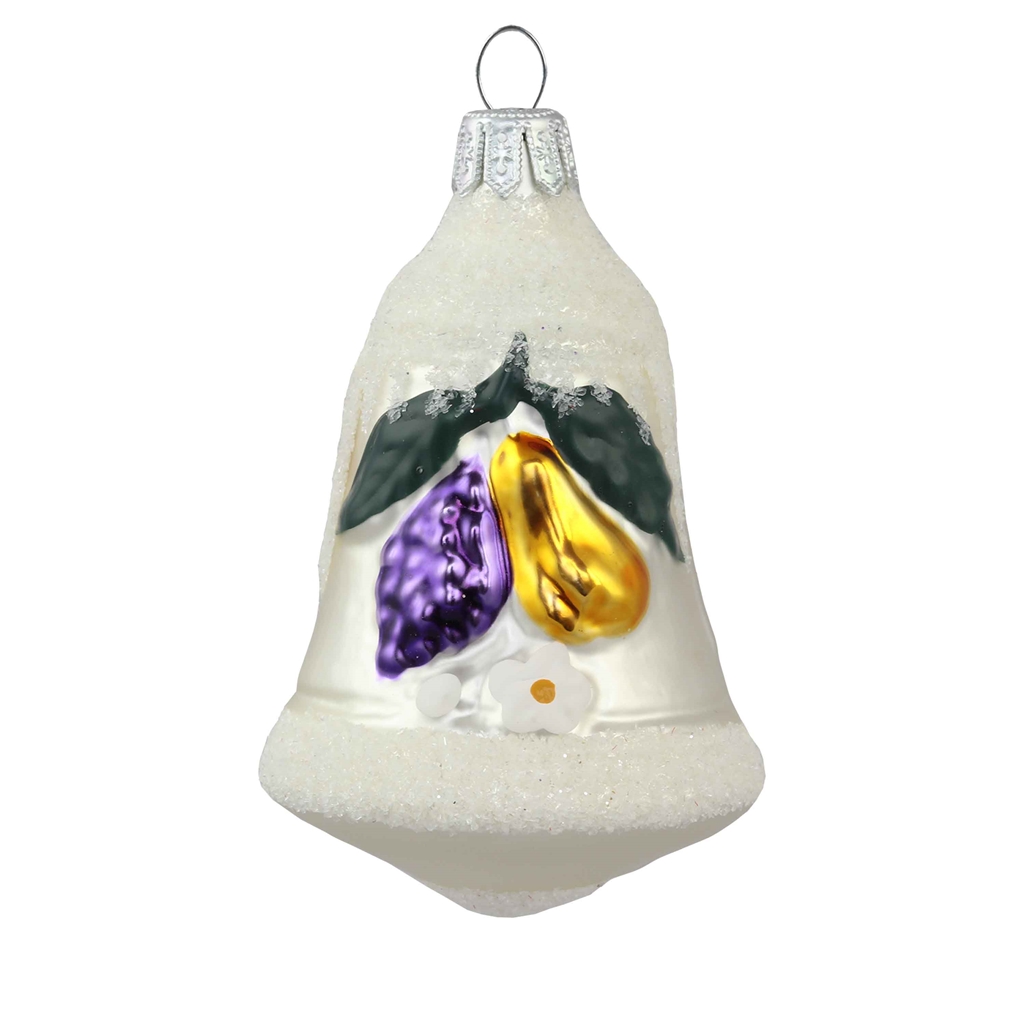 COLLECTIBLE bell ornament with fruit