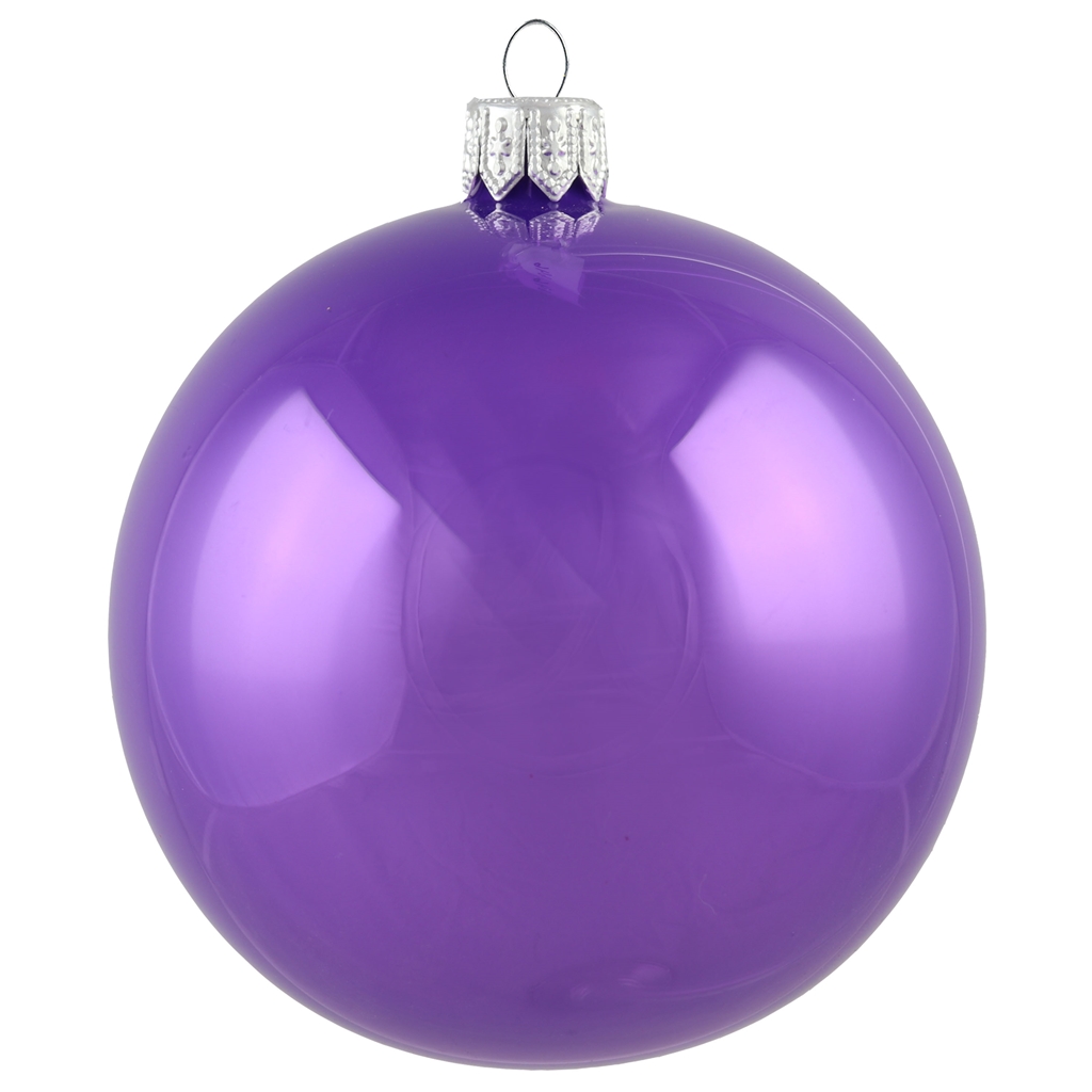 Purple glass bauble