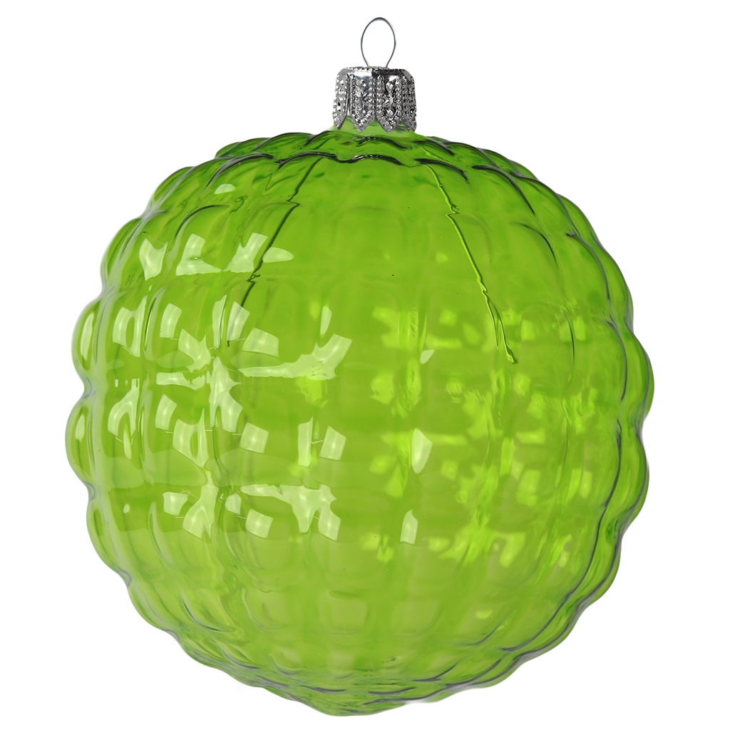 Christmas ball clear green