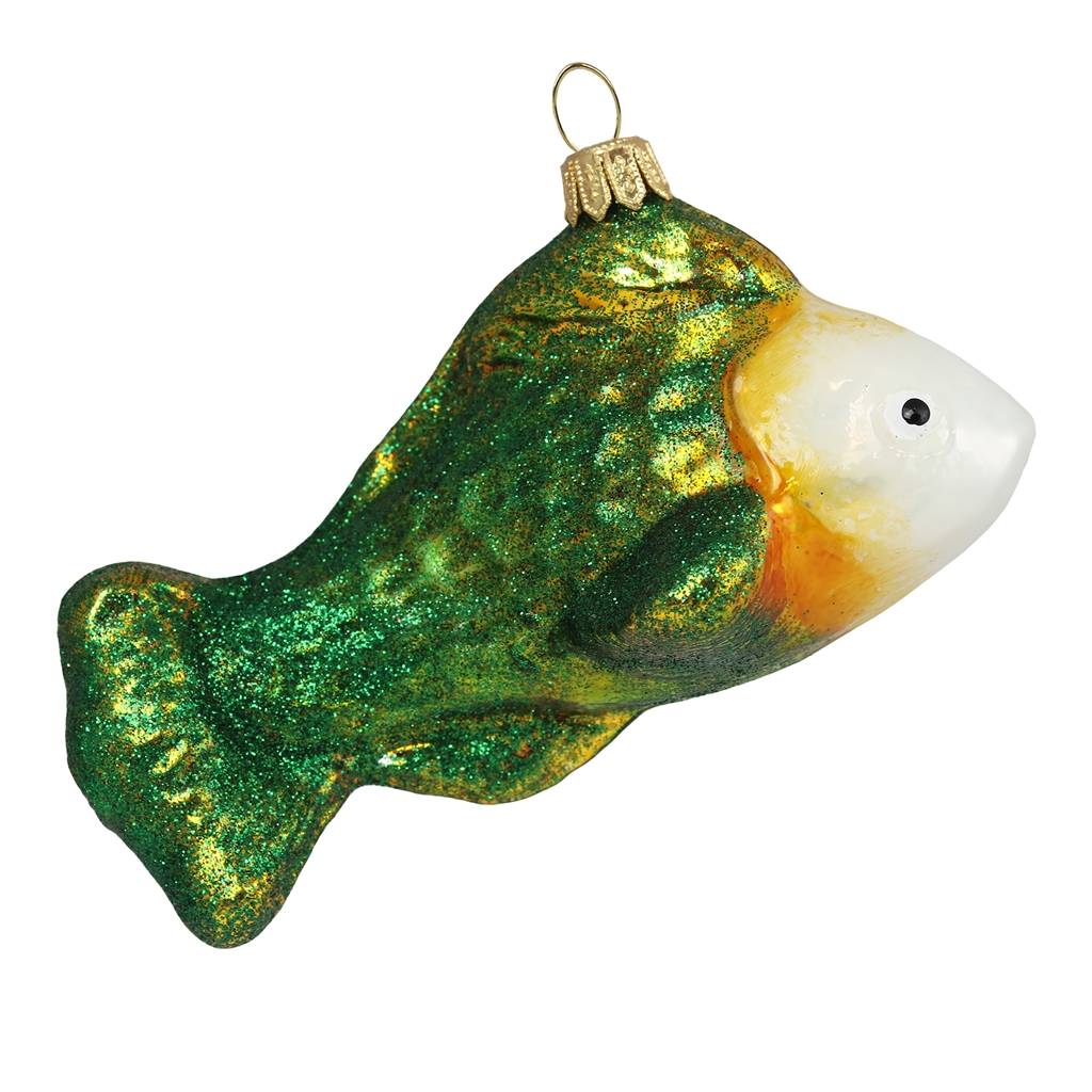 Green glass fish