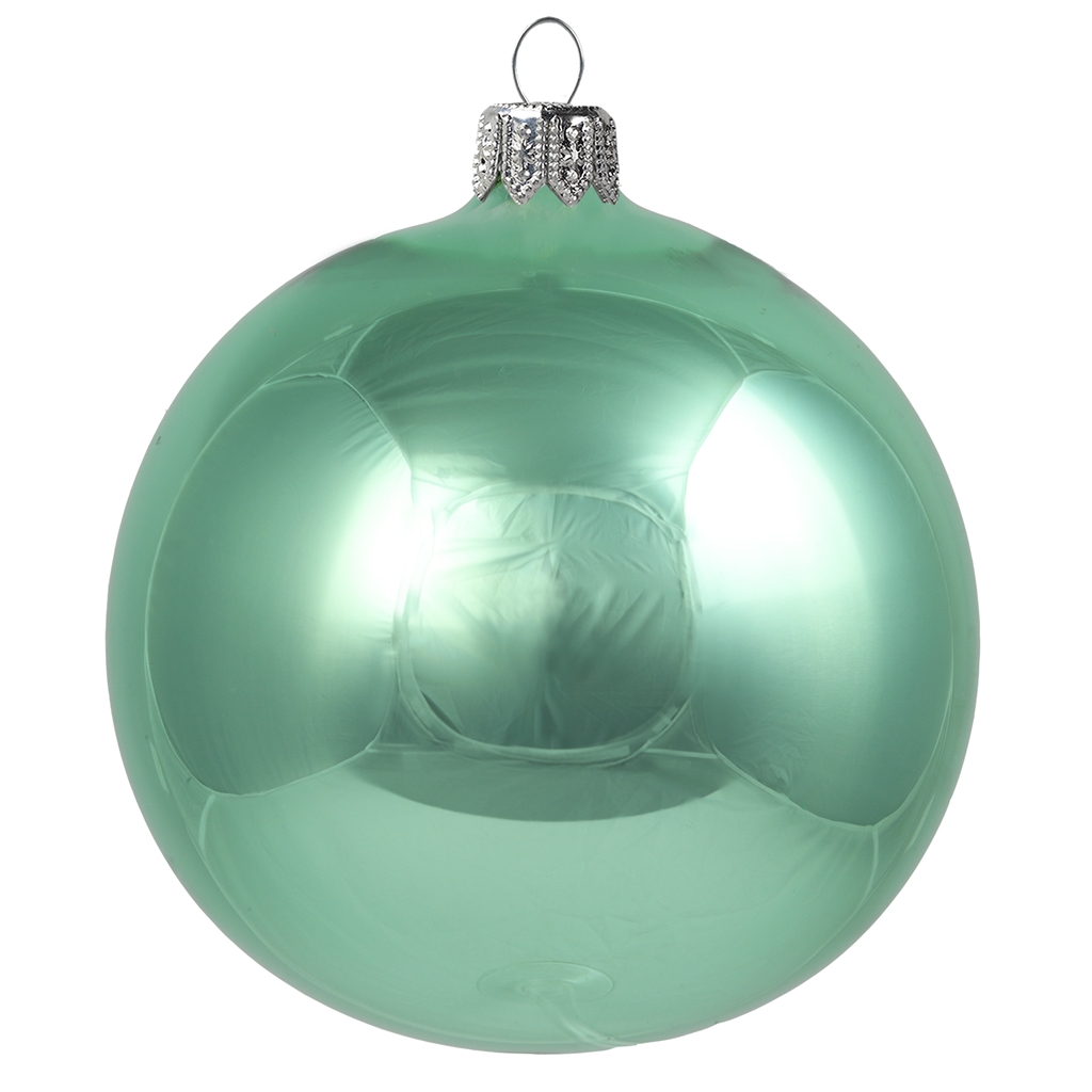 Light green glossy retro ball