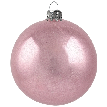 Christmas glass ball pink
