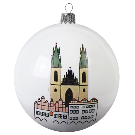 Christmas ornament with décor of Old Town Square