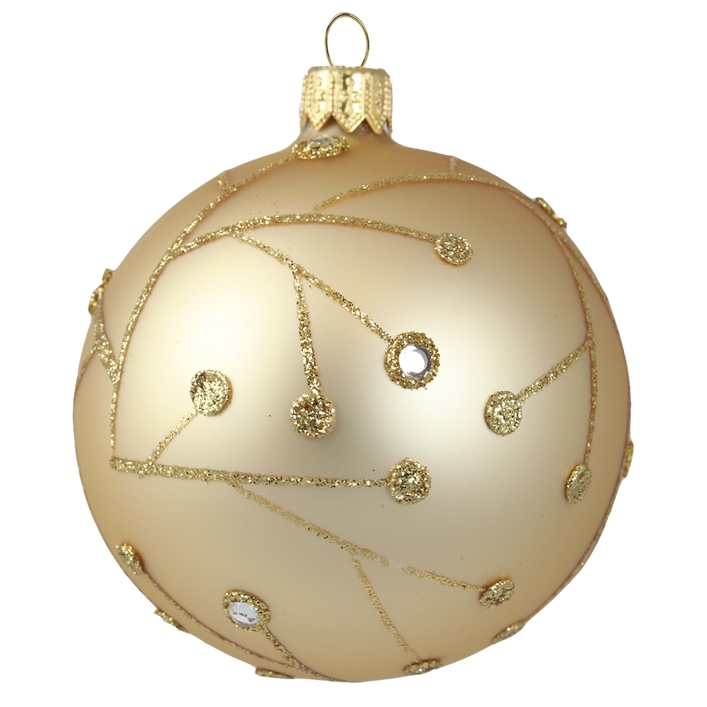 Golden bauble with twigs