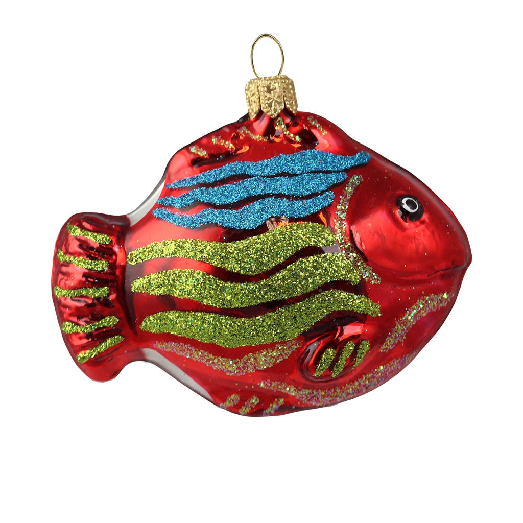 Red fish ornament