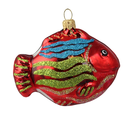 Red fish ornament