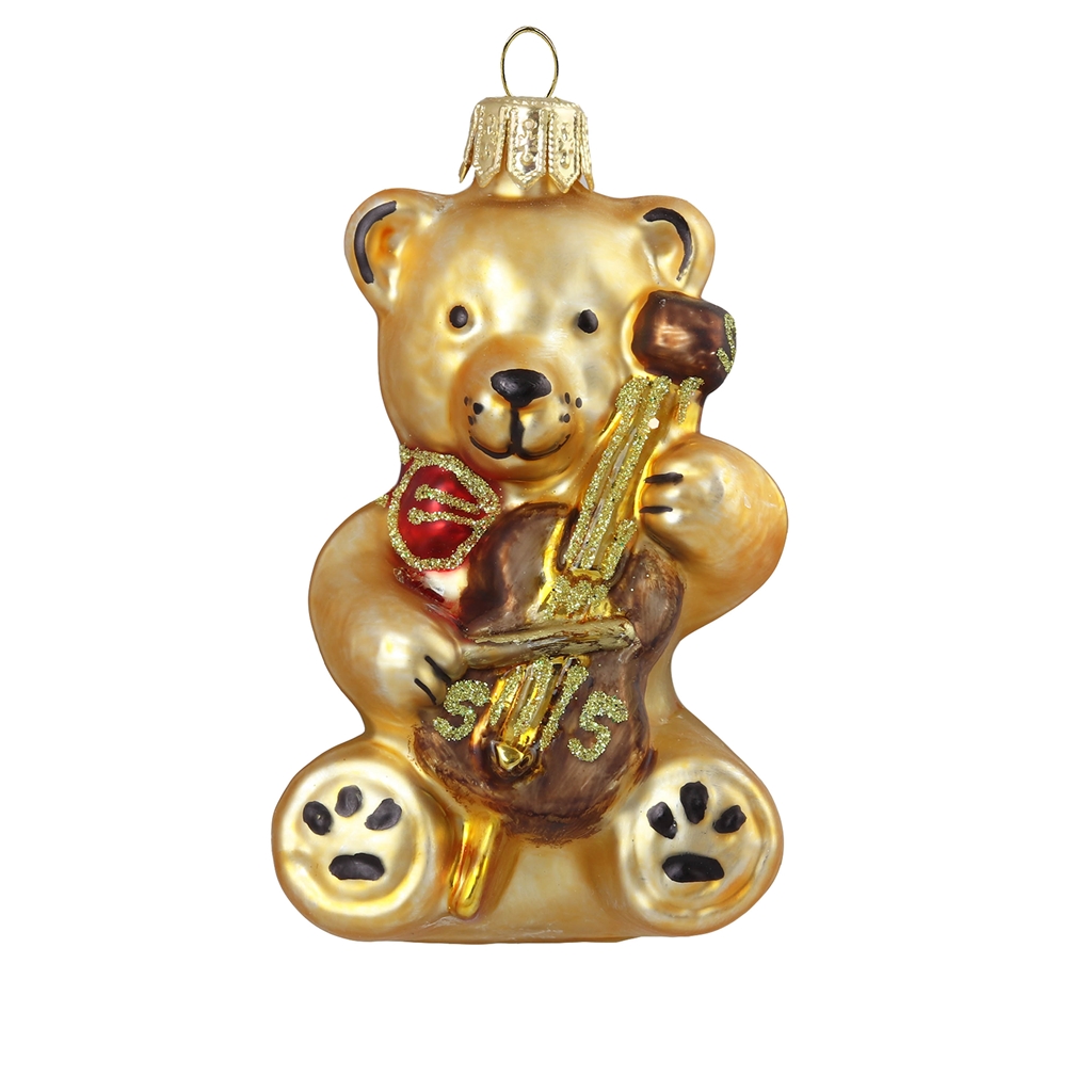 Teddy with a violin