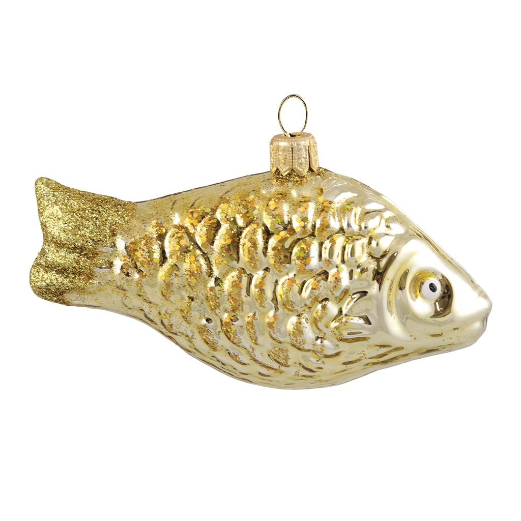 Golden Christmas carp 