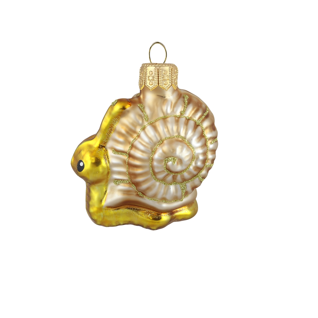 Beige glass snail