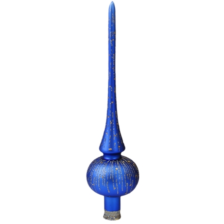 Blue christmas tree topper
