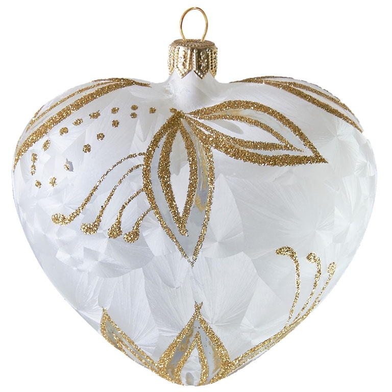 Christmas decoration - white heart