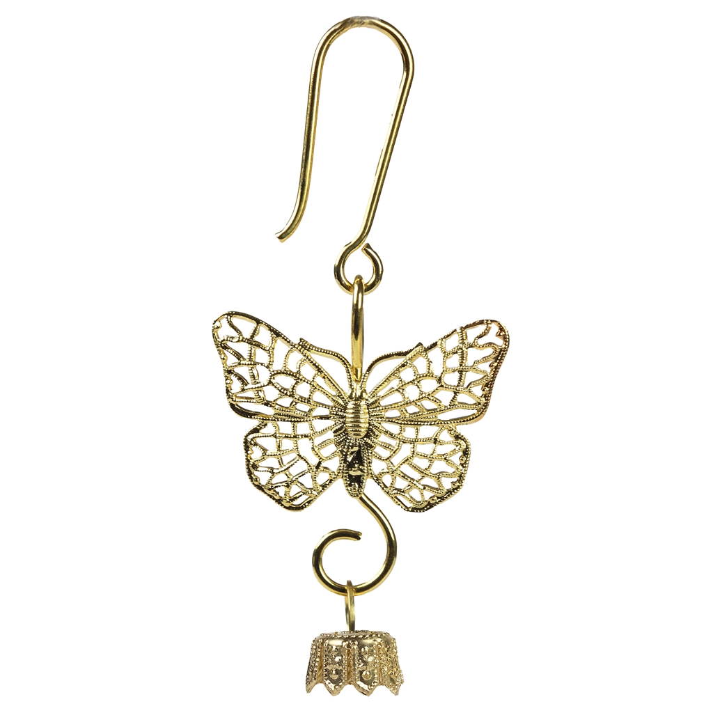 Decorative ornament hook: small butterfly