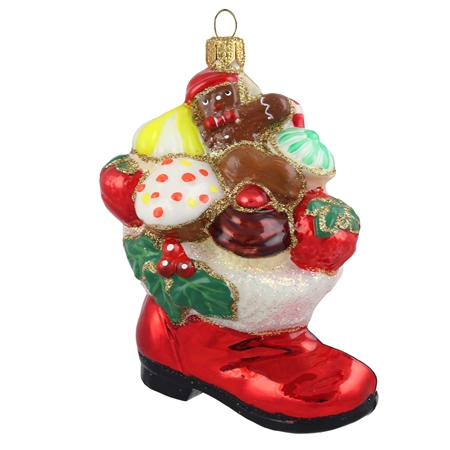 Christmas Decorations - Shoe with Candy