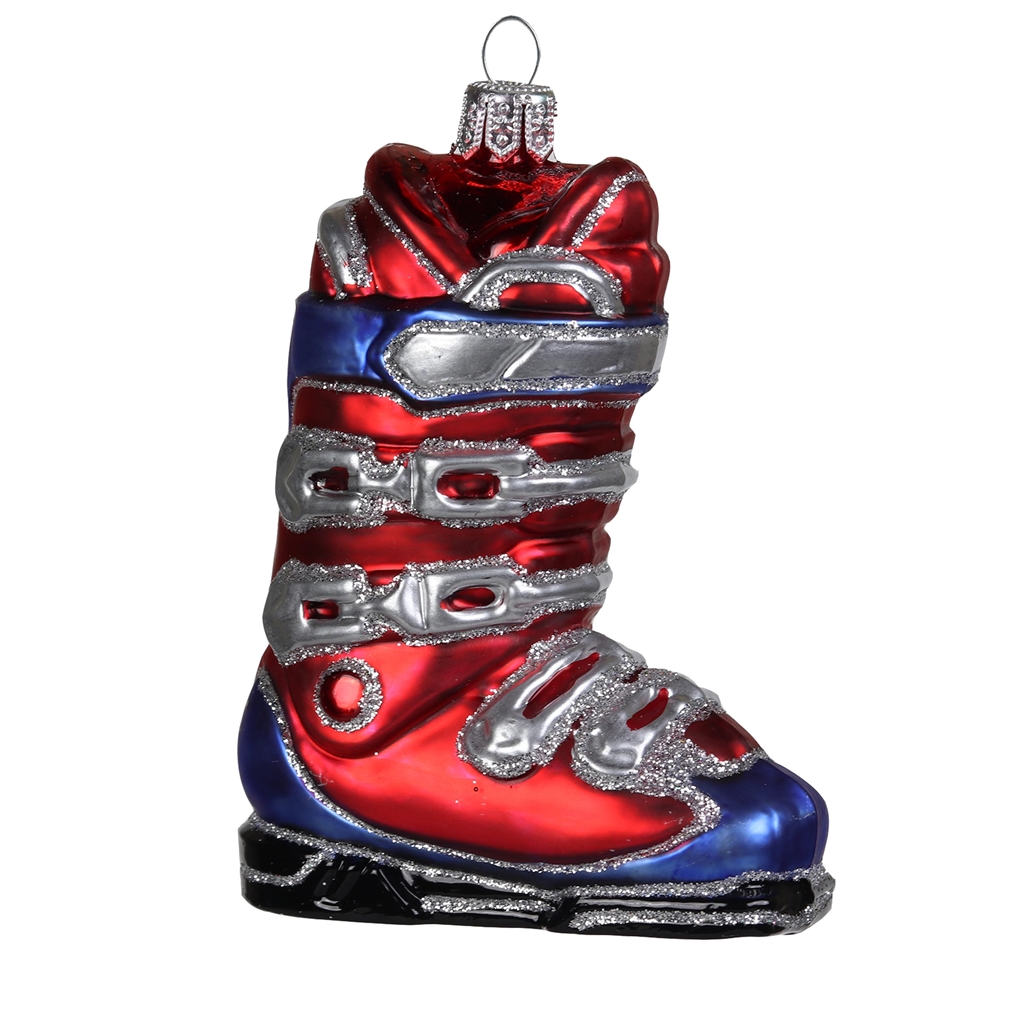 Ski boot Christmas ornament