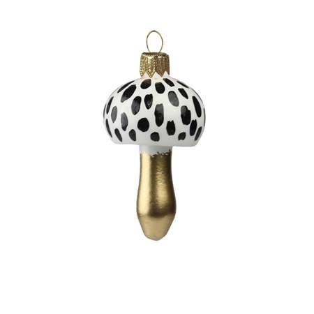 Mushroom decoration with Dalmatian décor