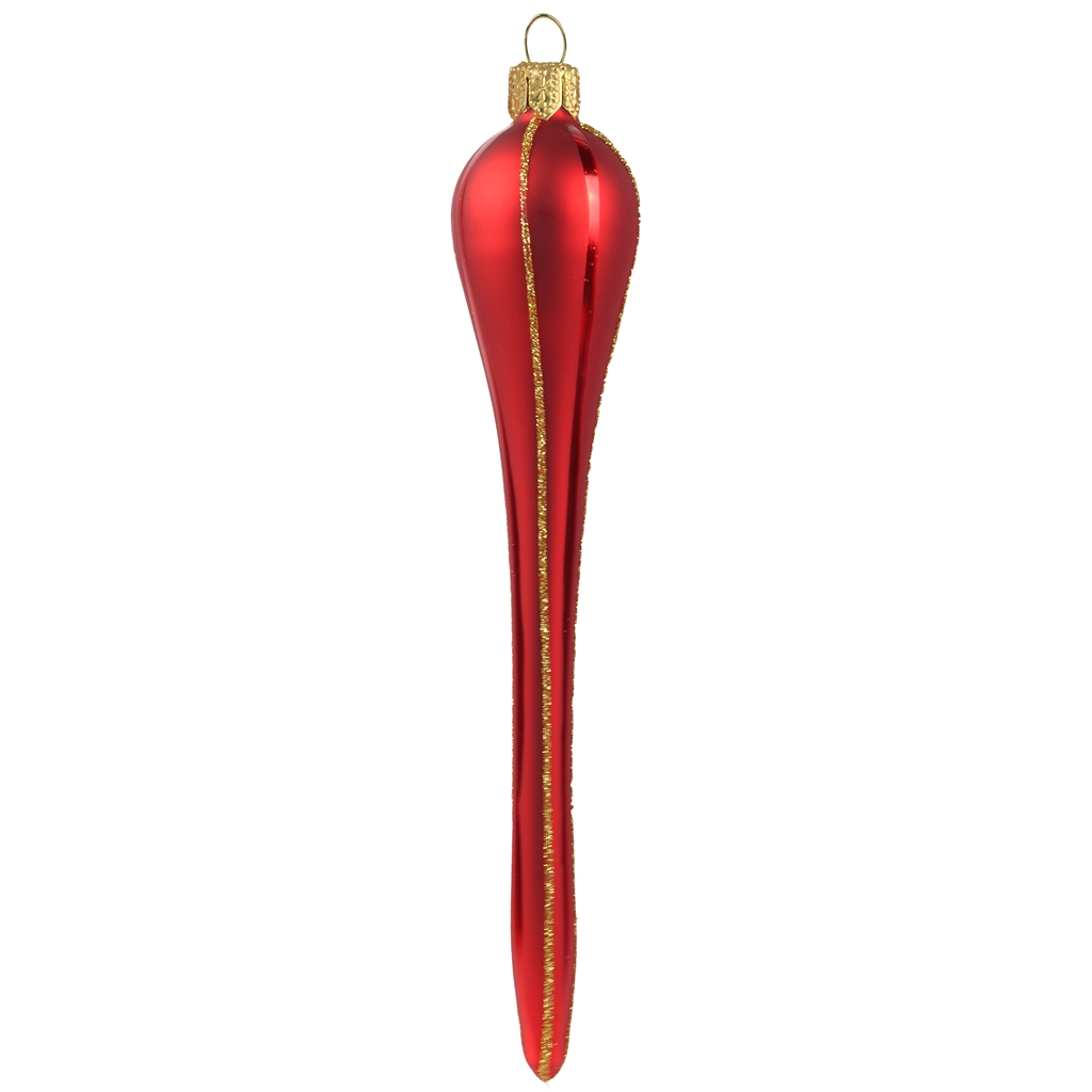 Christmas decoration – red icicle