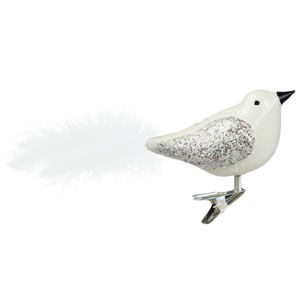 White glass bird