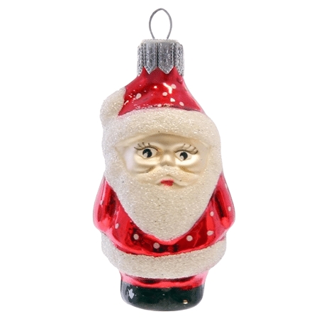 Red Santa gnome Christmas ornament