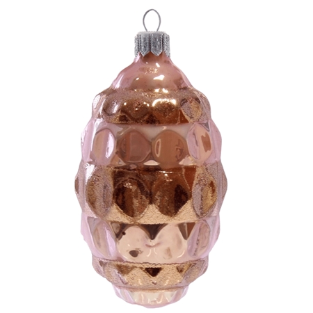 Christmas glass ornament rose