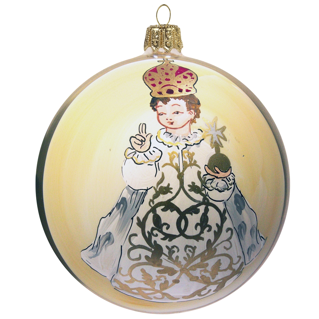 Infant Jesus of Prague Christmas bauble