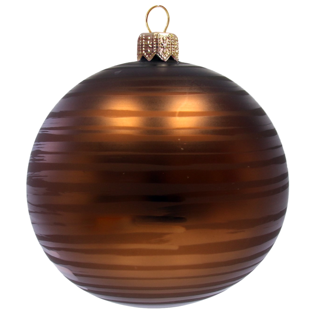 Brown Christmas ball