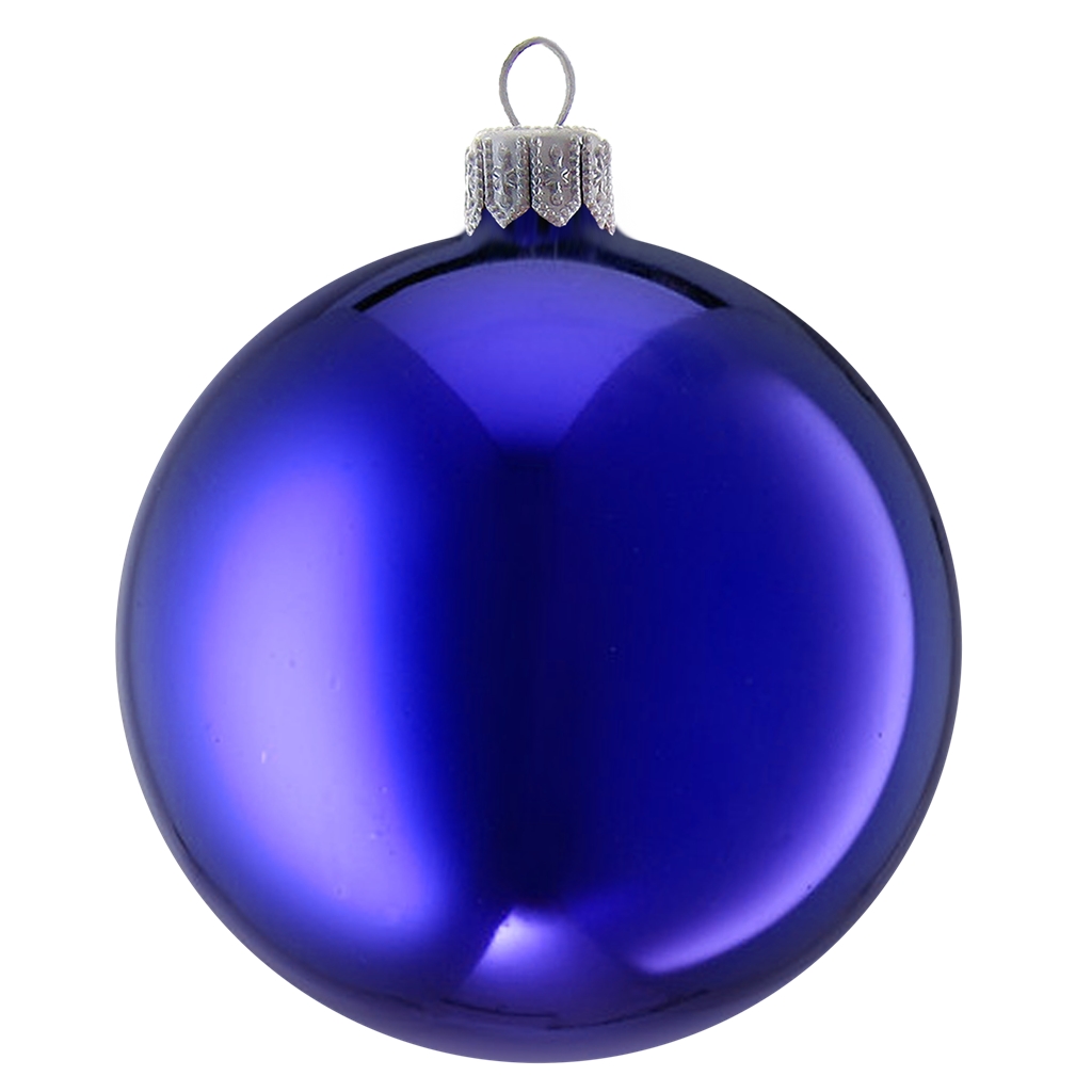 Blue Glossy Christmas Ball