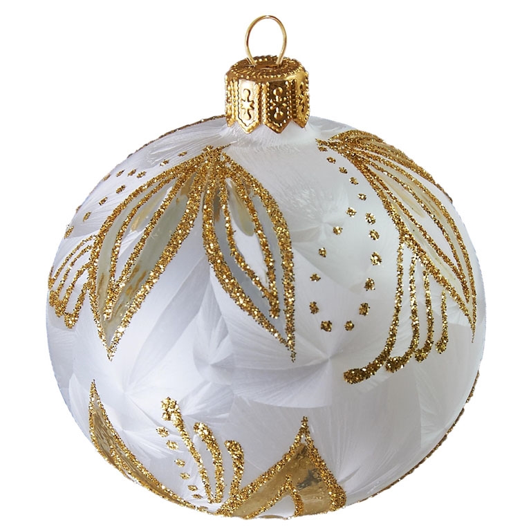 Christmas glass ball - transparent