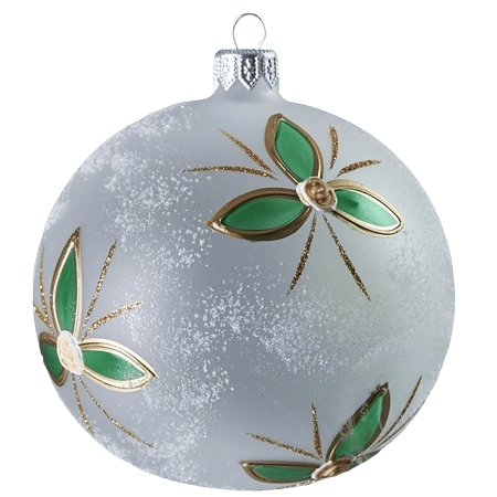White Transparent Christmas Tree bauble