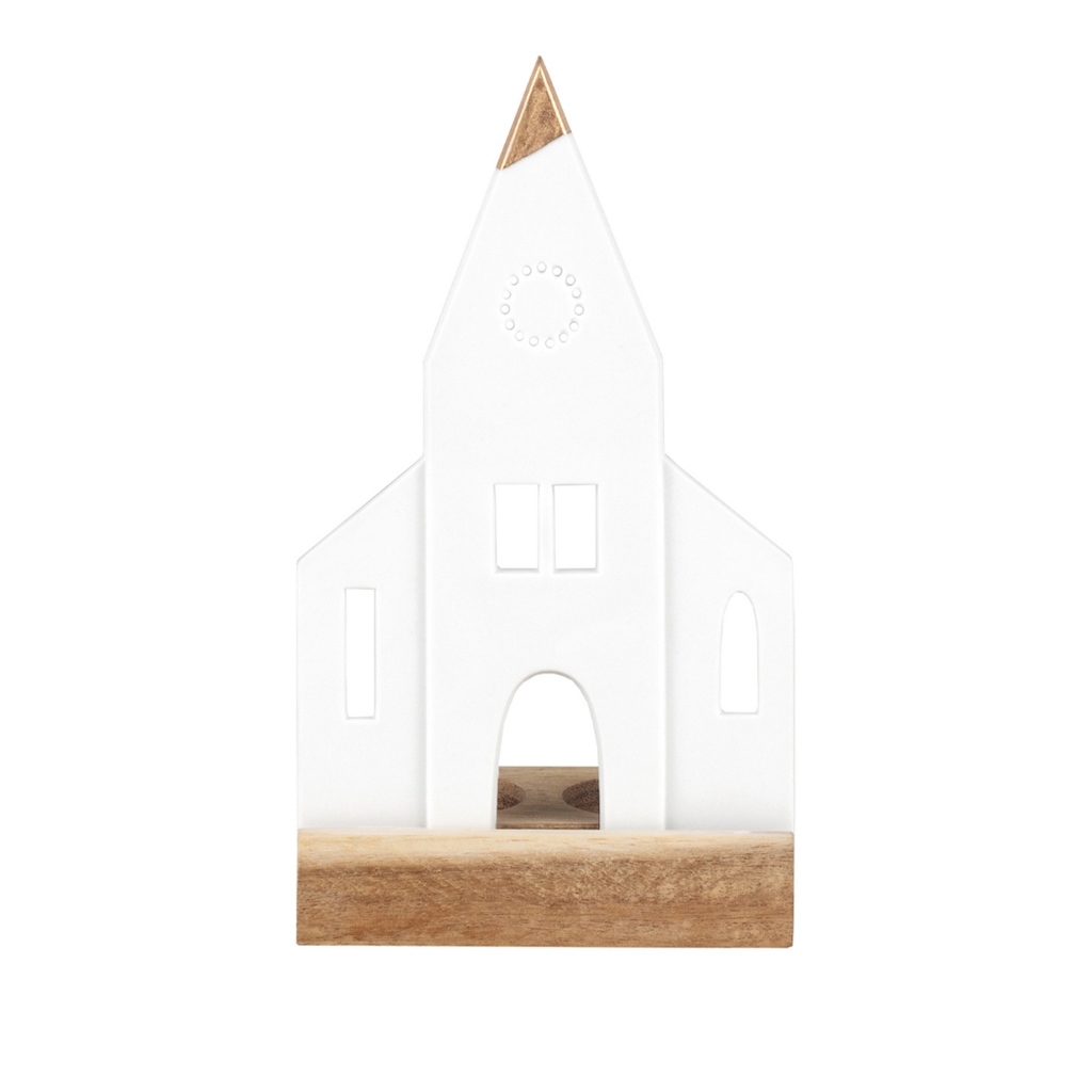 Porcelain candleholder church