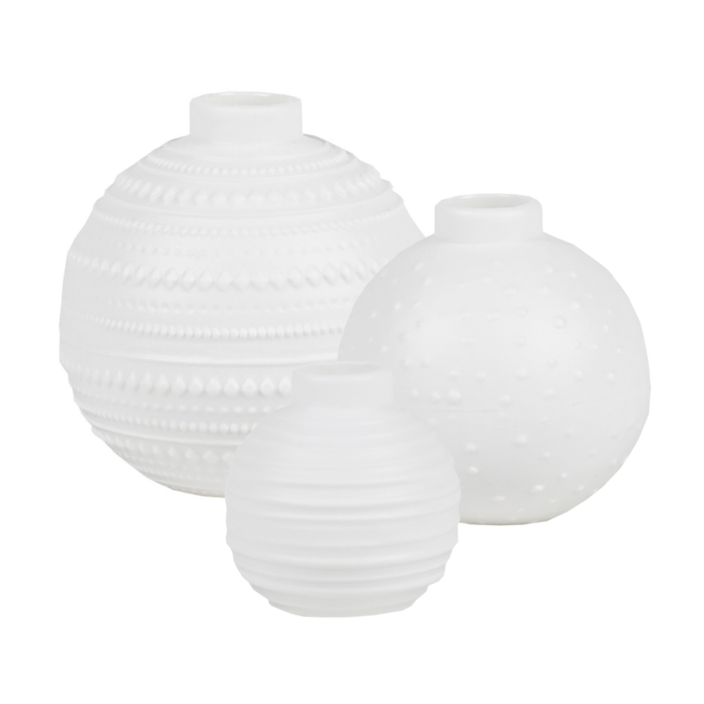Set of porcelain mini vases DecorbyGlassor.cz