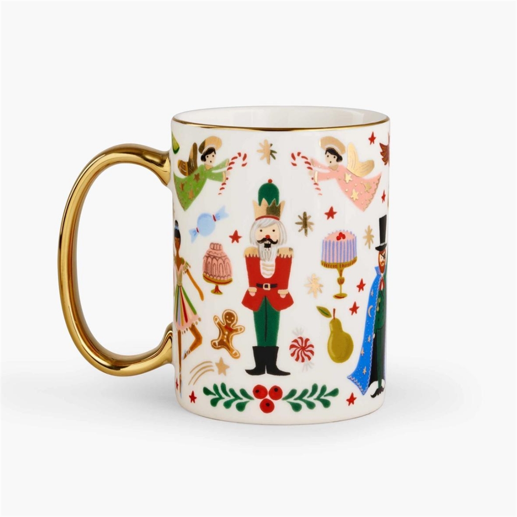 Porcelain mug with Nutcracker