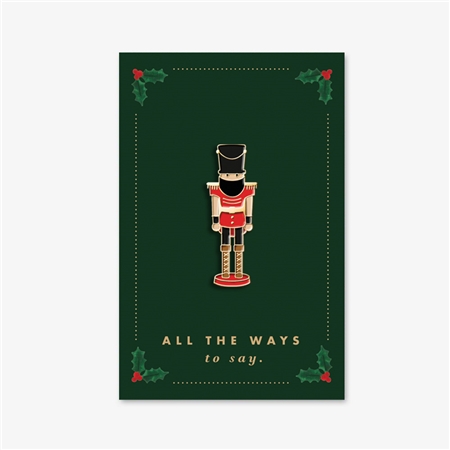 Enamel Nutcracker pin