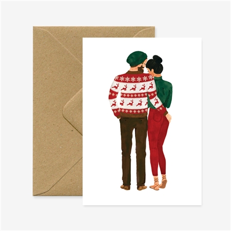 Christmas lovers card