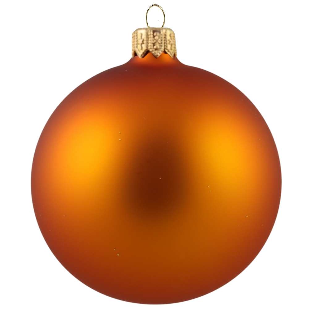 Matte orange bauble