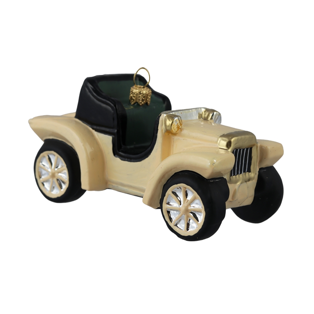 Glass car beige