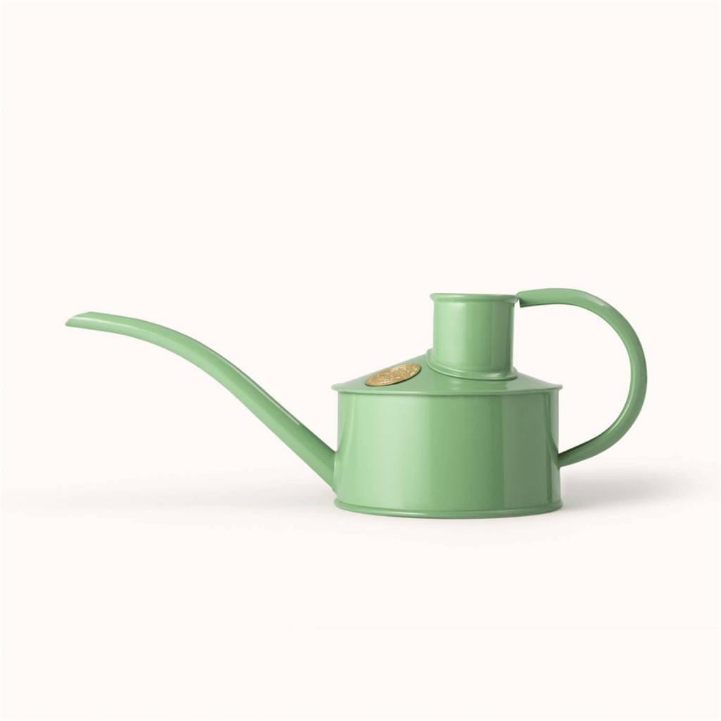 Metal watering can pea green 0,7 l