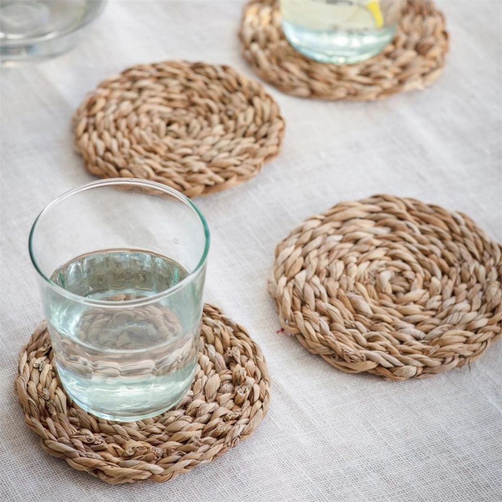 Sea grass coasters 4 pcs