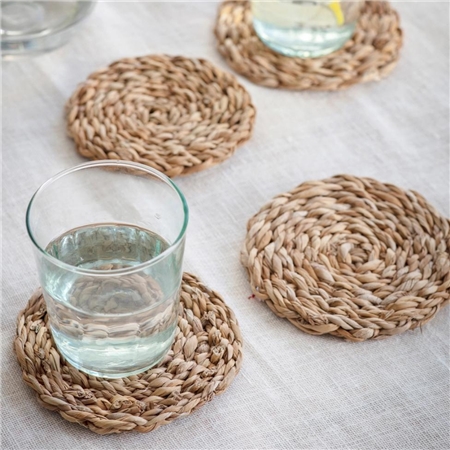 Sea grass coasters 4 pcs