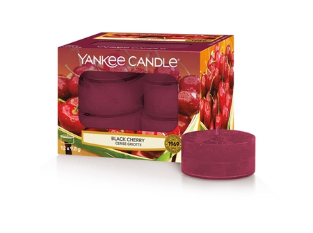 Scented tea candles Yankee Candle BLACK CHERRY