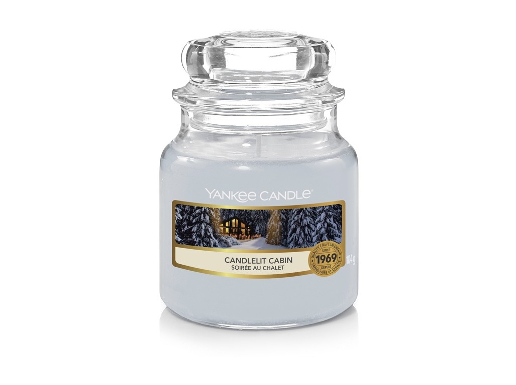 Scented candle Yankee Candle CANDLELIT CABIN classic small