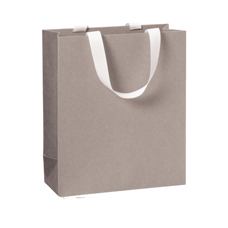 Large beige-grey gift bag