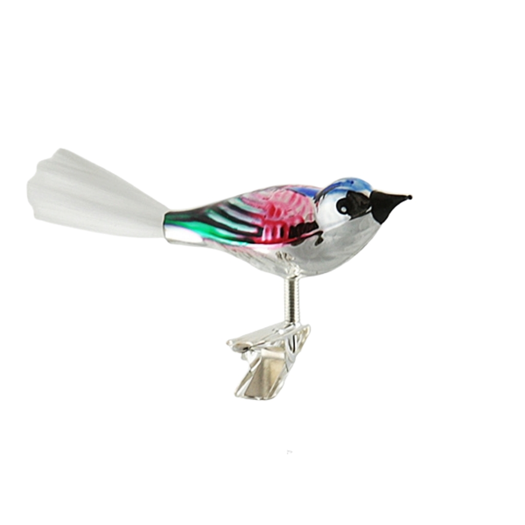 Little colourful glass bird