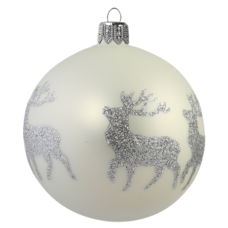 Christmas bauble with reindeer
