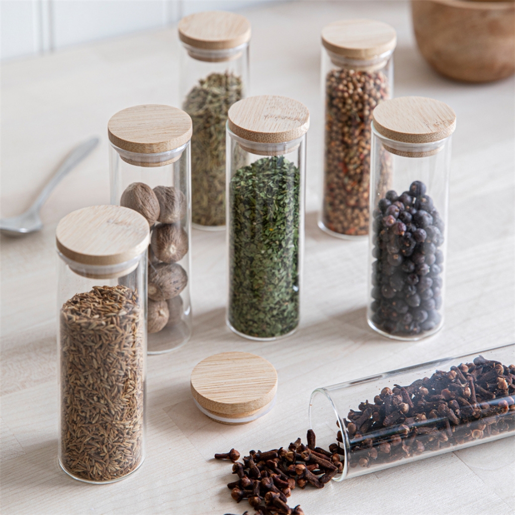 Set of 7 spice jars