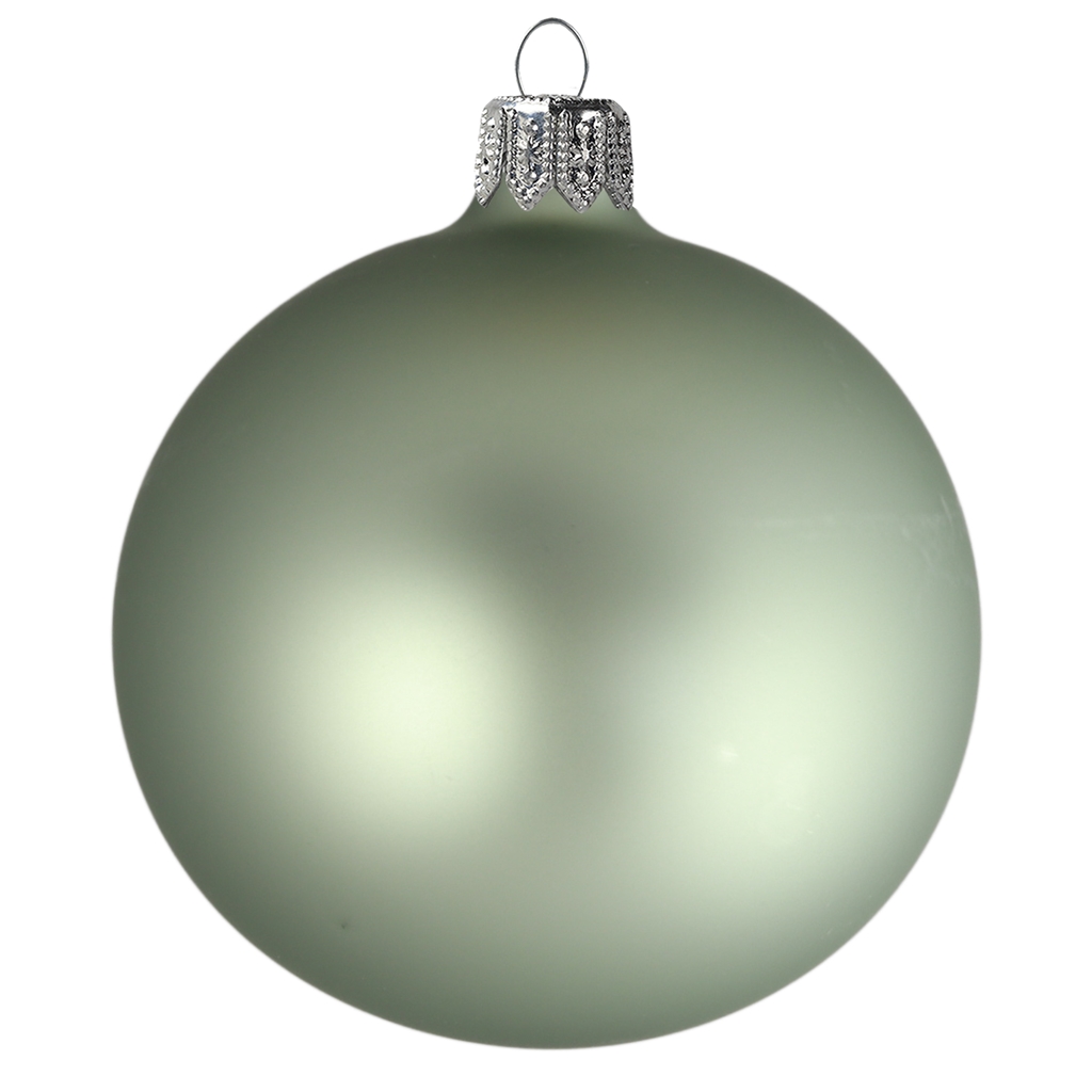 Sage green matt christmas ball