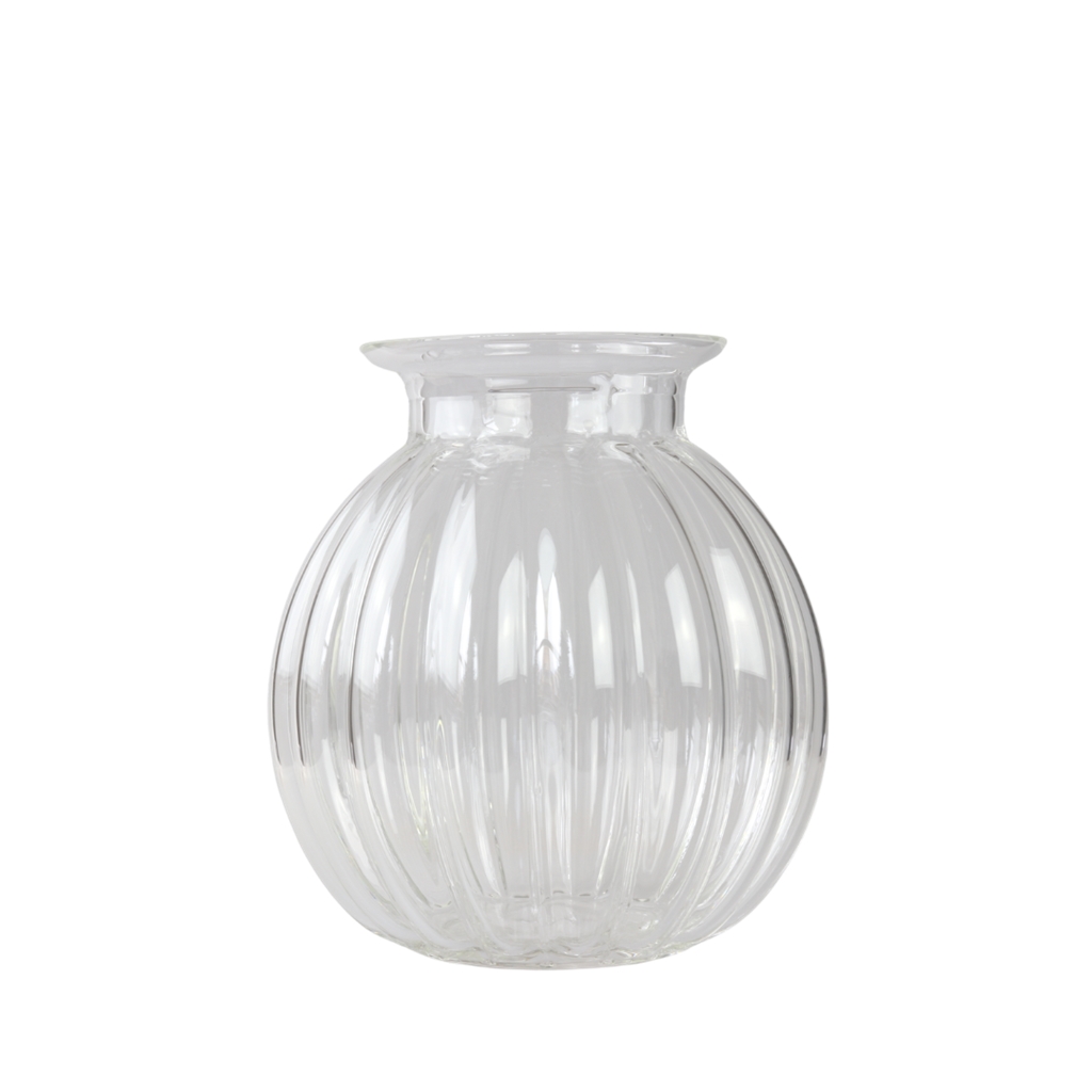 Clear crystal vase Maruška