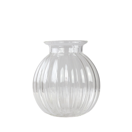 Clear crystal vase Maruška
