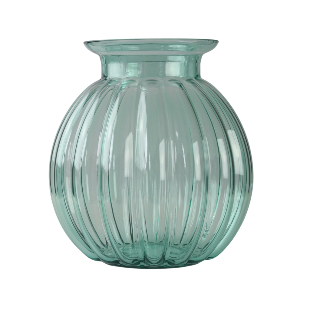Green crystal vase Maria