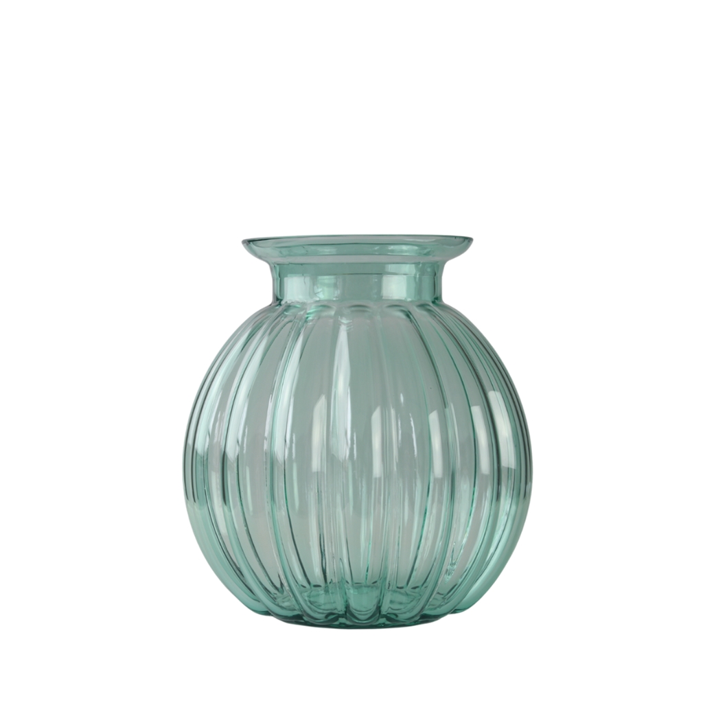Green crystal vase Maruška