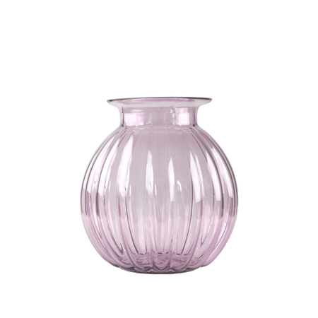 Lilac crystal vase Maruška